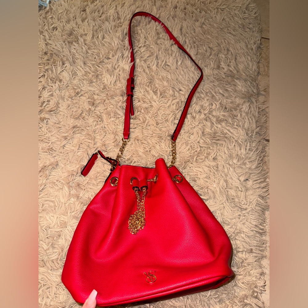 Victoria’s Secret Red Bucket Purse